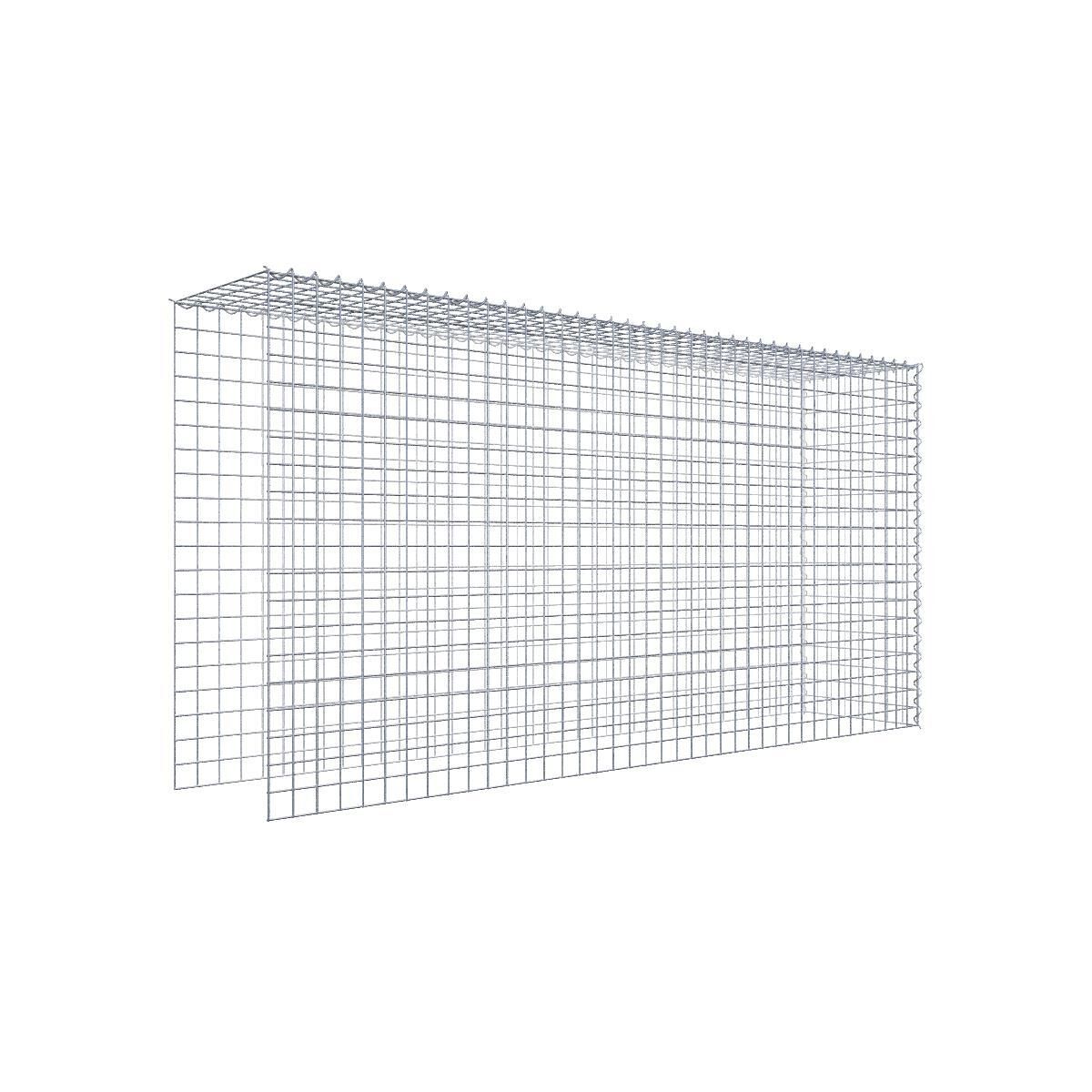 GAB0117621707317124bobbie Anbaugabione Typ 4 200 cm x 100 cm x 40 cm (L x H x T), Maschenweite 5 cm x 5 cm, Spirale