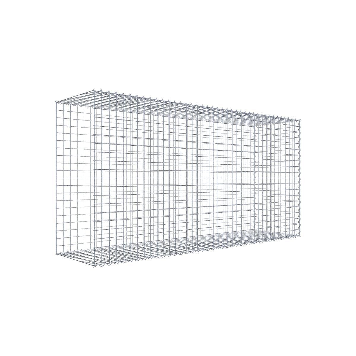 Anbaugabione Typ 2 200 cm x 100 cm x 50 cm (L x H x T), Maschenweite 5 cm x 5 cm, Spirale