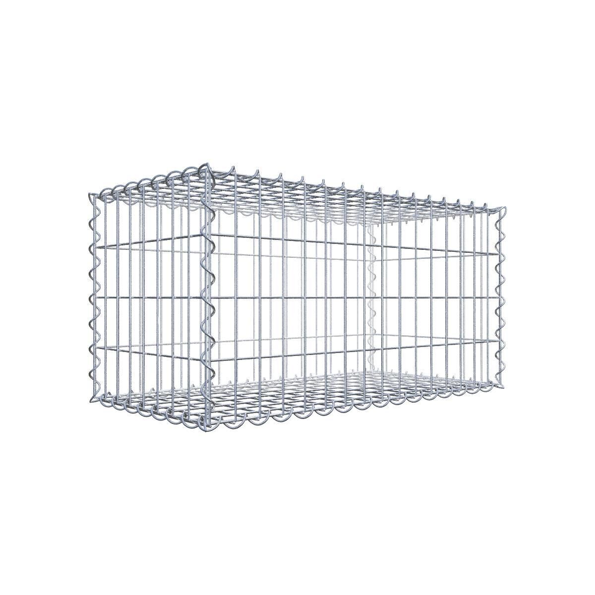 GAB0000701702975695bobbie Gabione 80 cm x 40 cm x 40 cm (L x H x T), Maschenweite 5 cm x 10 cm, Spirale