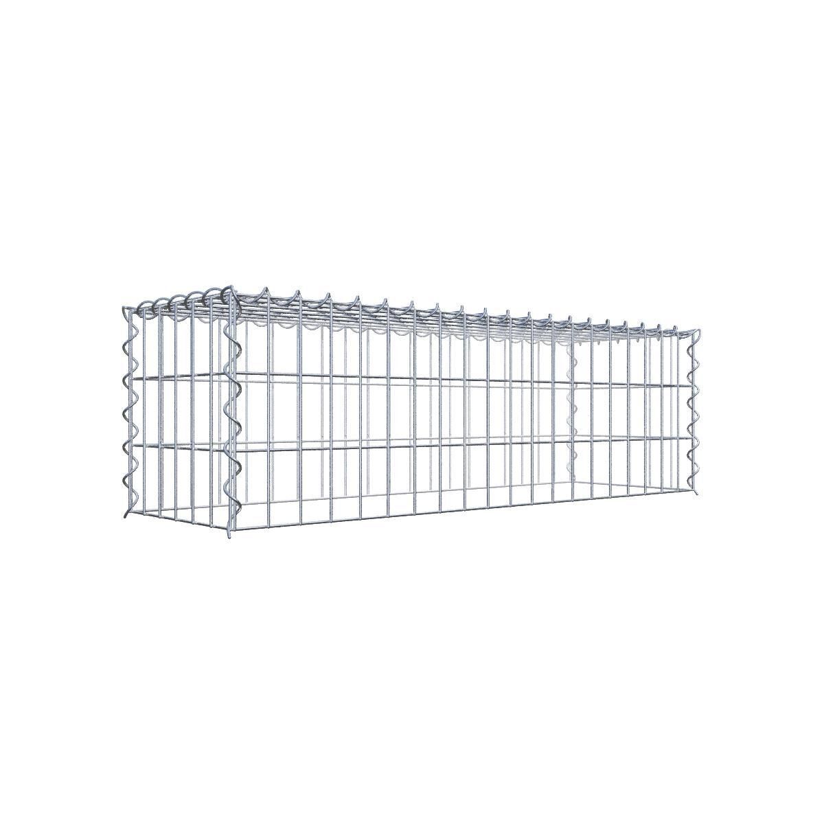 GAB0010531702975451bobbie Anbaugabione Typ 3 100 cm x 30 cm x 30 cm (L x H x T), Maschenweite 5 cm x 10 cm, Spirale