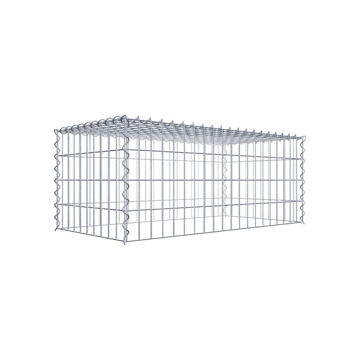 GAB0011141702975442bobbie Anbaugabione Typ 3 100 cm x 40 cm x 50 cm (L x H x T), Maschenweite 5 cm x 10 cm, Spirale