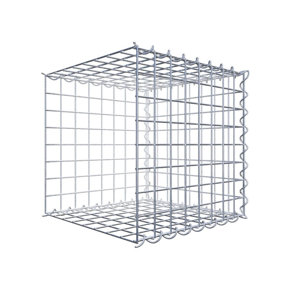 GAB040781707317120bobbie Anbaugabione Typ 2 40 cm x 40 cm x 40 cm (L x H x T), Maschenweite 5 cm x 5 cm, Spirale