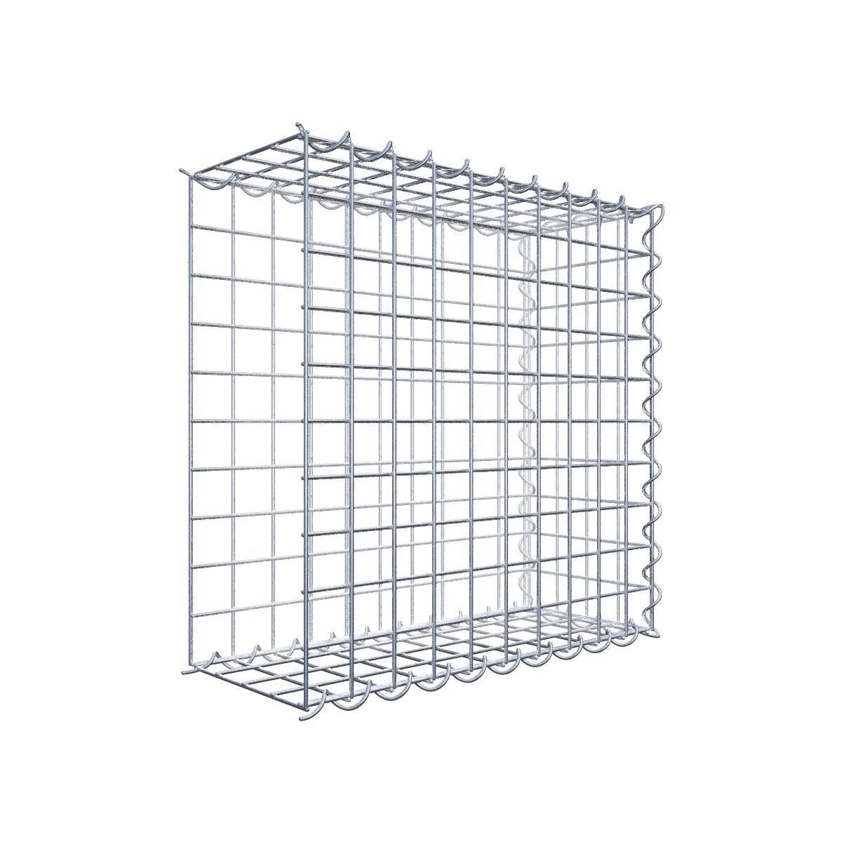 GAB0040851702975507bobbie Anbaugabione Typ 2 50 cm x 50 cm x 20 cm (L x H x T), Maschenweite 5 cm x 5 cm, Spirale