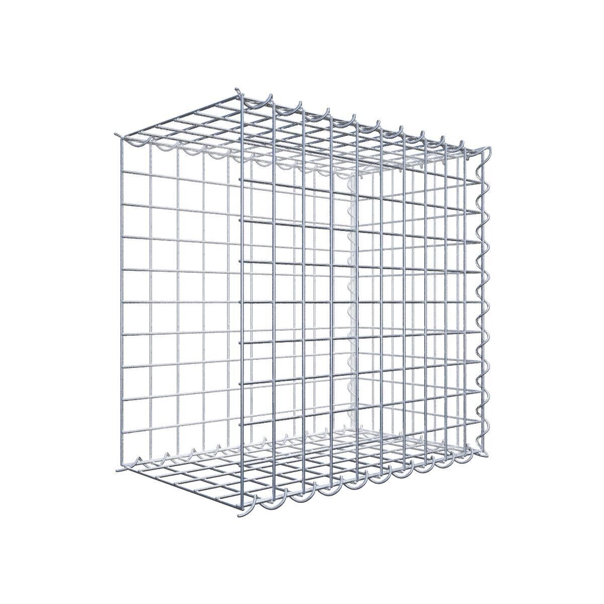 Anbaugabione Typ 2 50 cm x 50 cm x 30 cm (L x H x T), Maschenweite 5 cm x 5 cm, Spirale