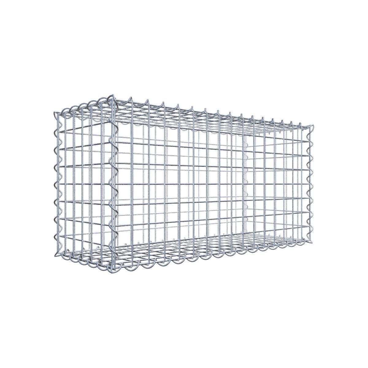 GAB036751707317119bobbie Gabione 80 cm x 40 cm x 30 cm (L x H x T), Maschenweite 5 cm x 5 cm, Spirale