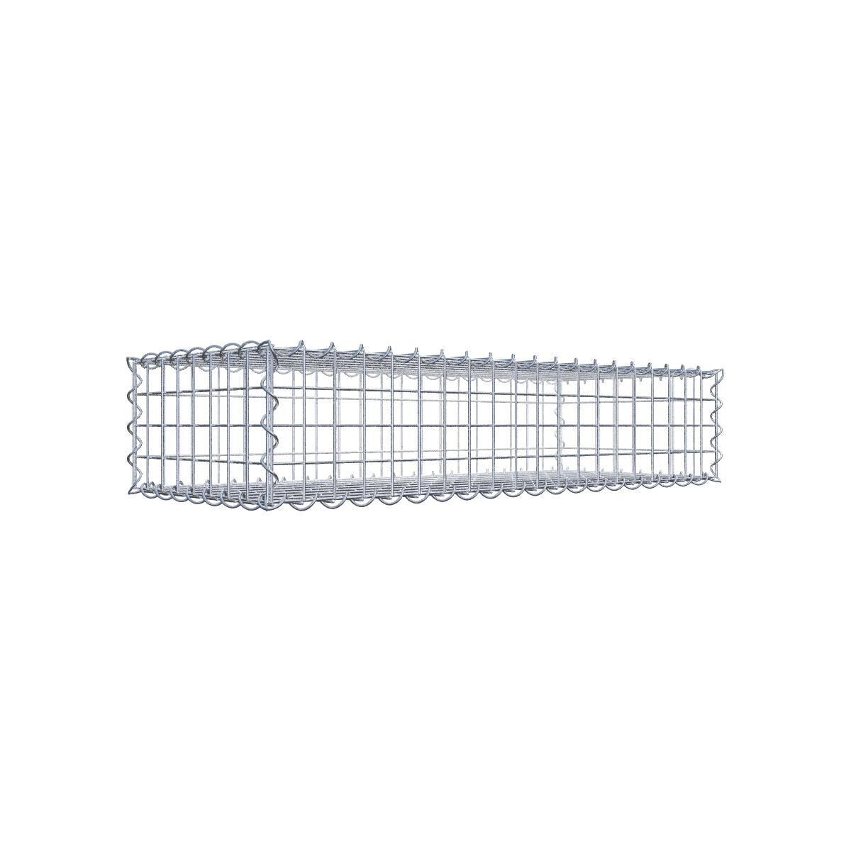 GAB0037291702975630bobbie Gabione 100 cm x 20 cm x 40 cm (L x H x T), Maschenweite 5 cm x 5 cm, Spirale