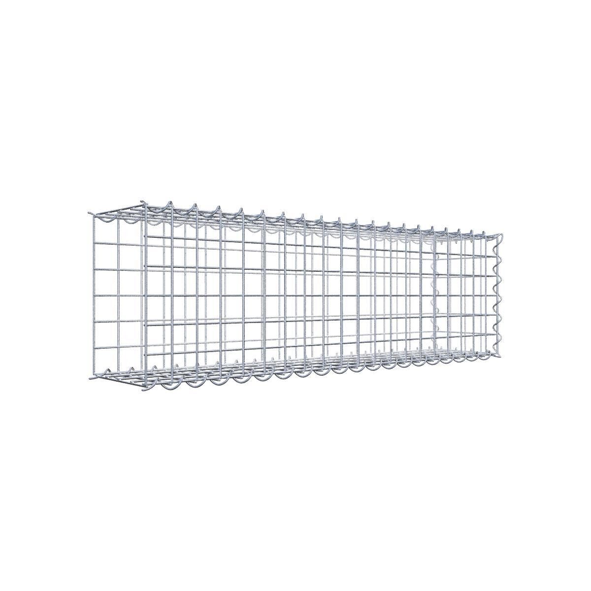 GAB041911707317120bobbie Anbaugabione Typ 2 100 cm x 30 cm x 20 cm (L x H x T), Maschenweite 5 cm x 5 cm, Spirale
