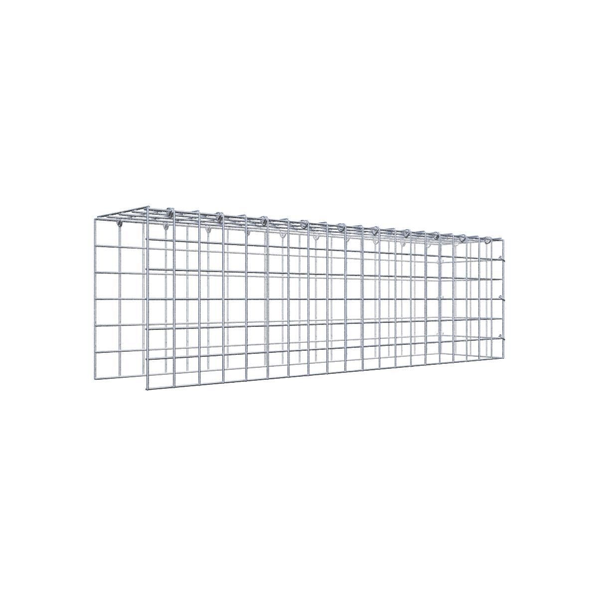 GAB0895701707317135bobbie Anbaugabione Typ 4 100 cm x 30 cm x 20 cm (L x H x T), Maschenweite 5 cm x 5 cm, C-Ring