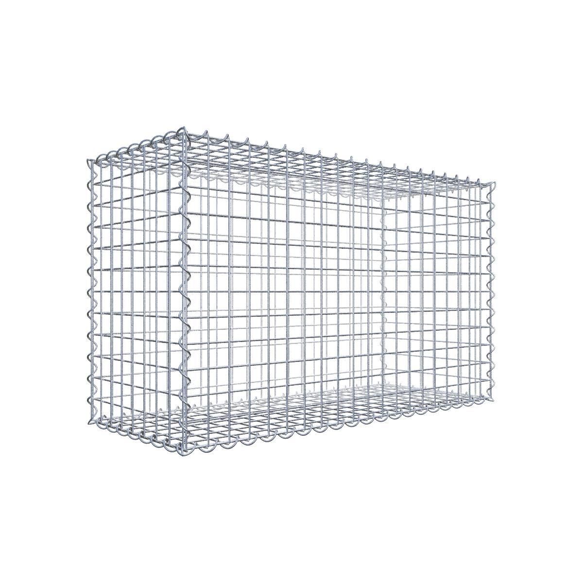 Gabione 100 cm x 60 cm x 40 cm (L x H x T), Maschenweite 5 cm x 5 cm, Spirale