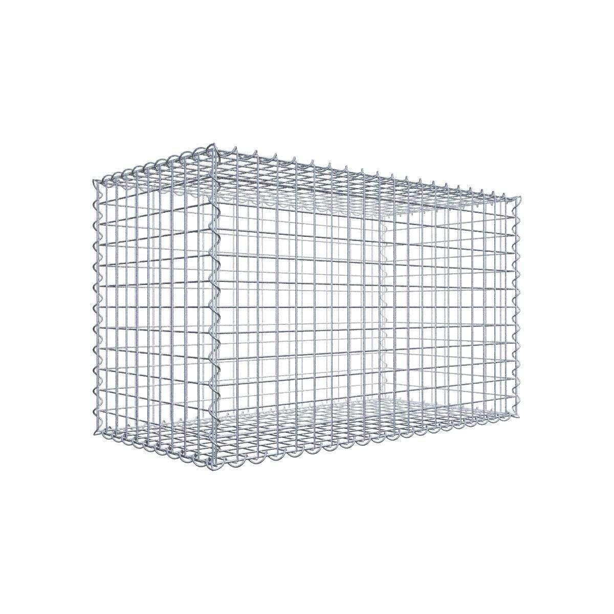 GAB038971707317119bobbie Gabione 100 cm x 60 cm x 50 cm (L x H x T), Maschenweite 5 cm x 5 cm, Spirale