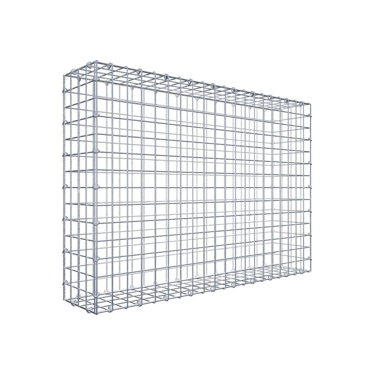 GAB0298801707317129bobbie Gabione 100 cm x 70 cm x 20 cm (L x H x T), Maschenweite 5 cm x 5 cm, C-Ring