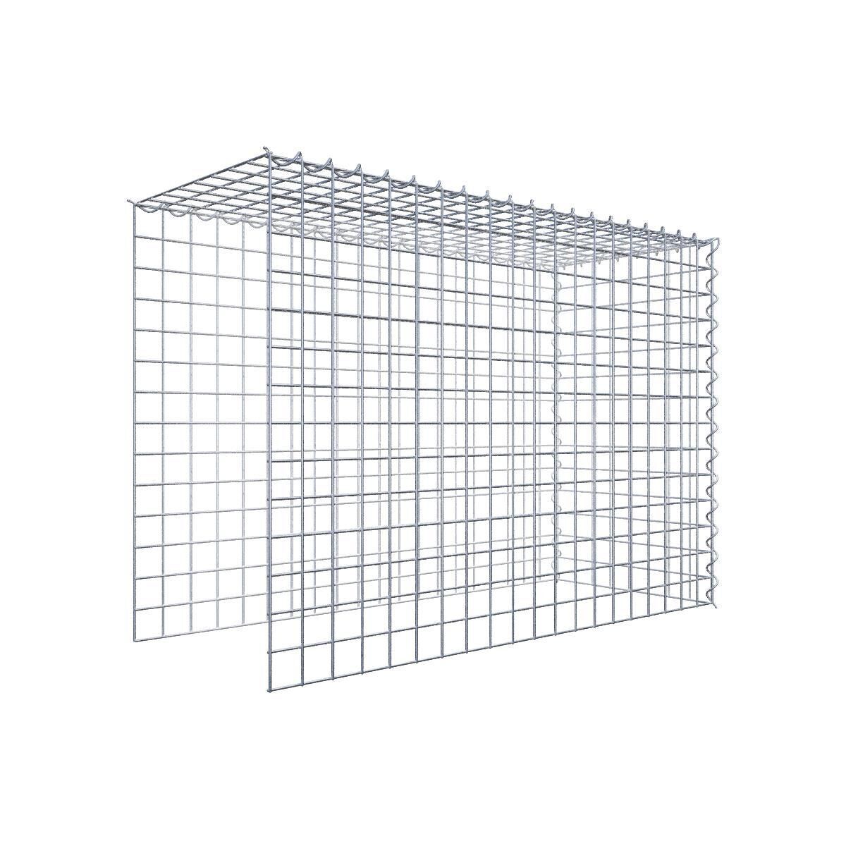 GAB052731707317120bobbie Anbaugabione Typ 4 100 cm x 70 cm x 40 cm (L x H x T), Maschenweite 5 cm x 5 cm, Spirale