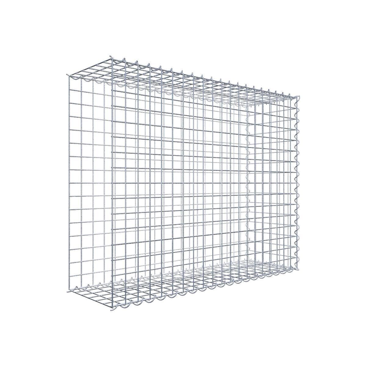 GAB044051707317120bobbie Anbaugabione Typ 2 100 cm x 80 cm x 30 cm (L x H x T), Maschenweite 5 cm x 5 cm, Spirale