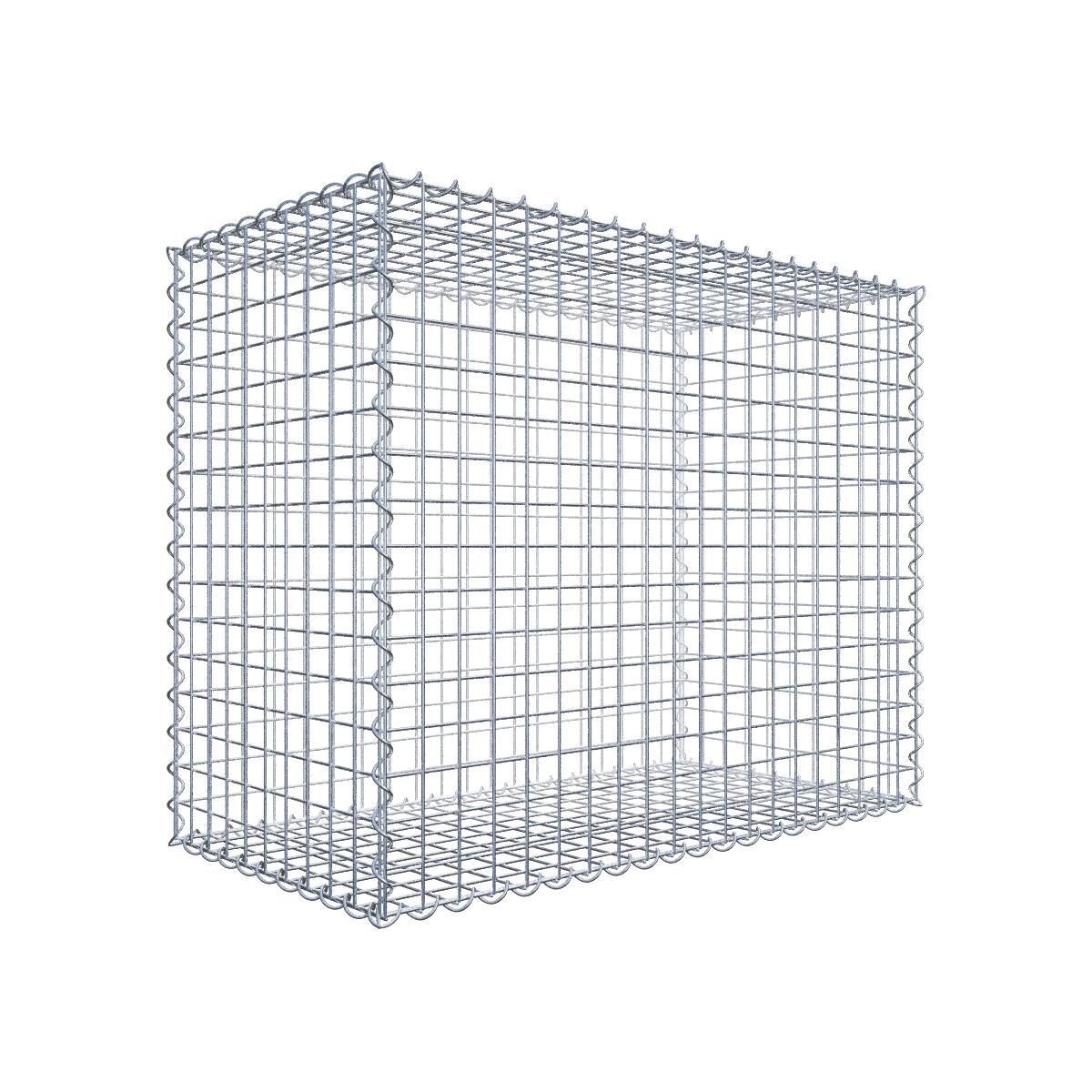 Gabione 100 cm x 80 cm x 50 cm (L x H x T), Maschenweite 5 cm x 5 cm, Spirale