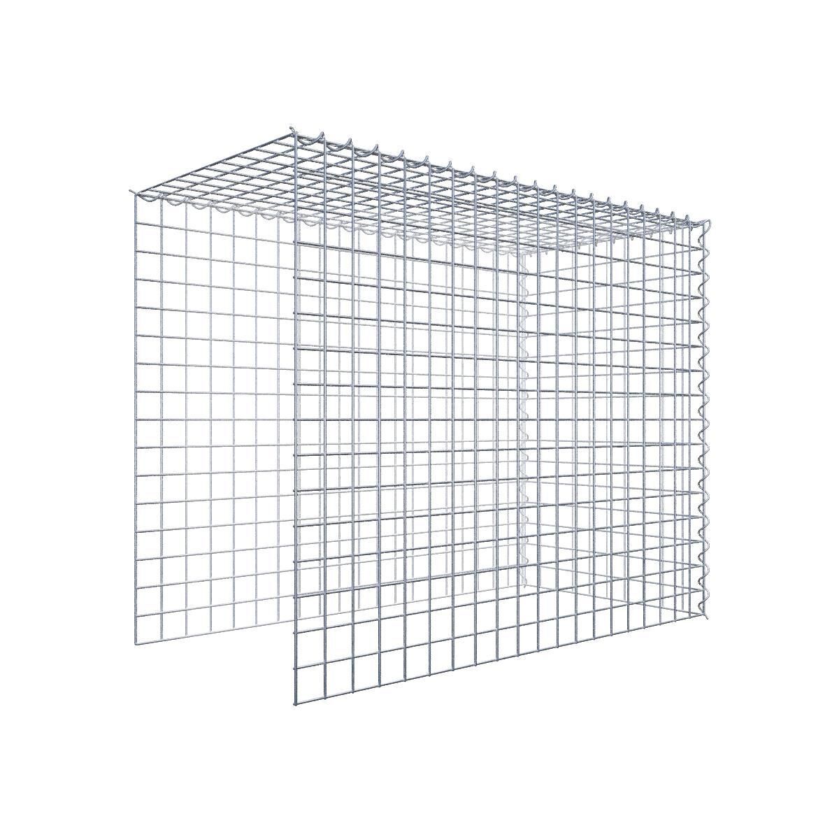 Anbaugabione Typ 4 100 cm x 80 cm x 50 cm (L x H x T), Maschenweite 5 cm x 5 cm, Spirale