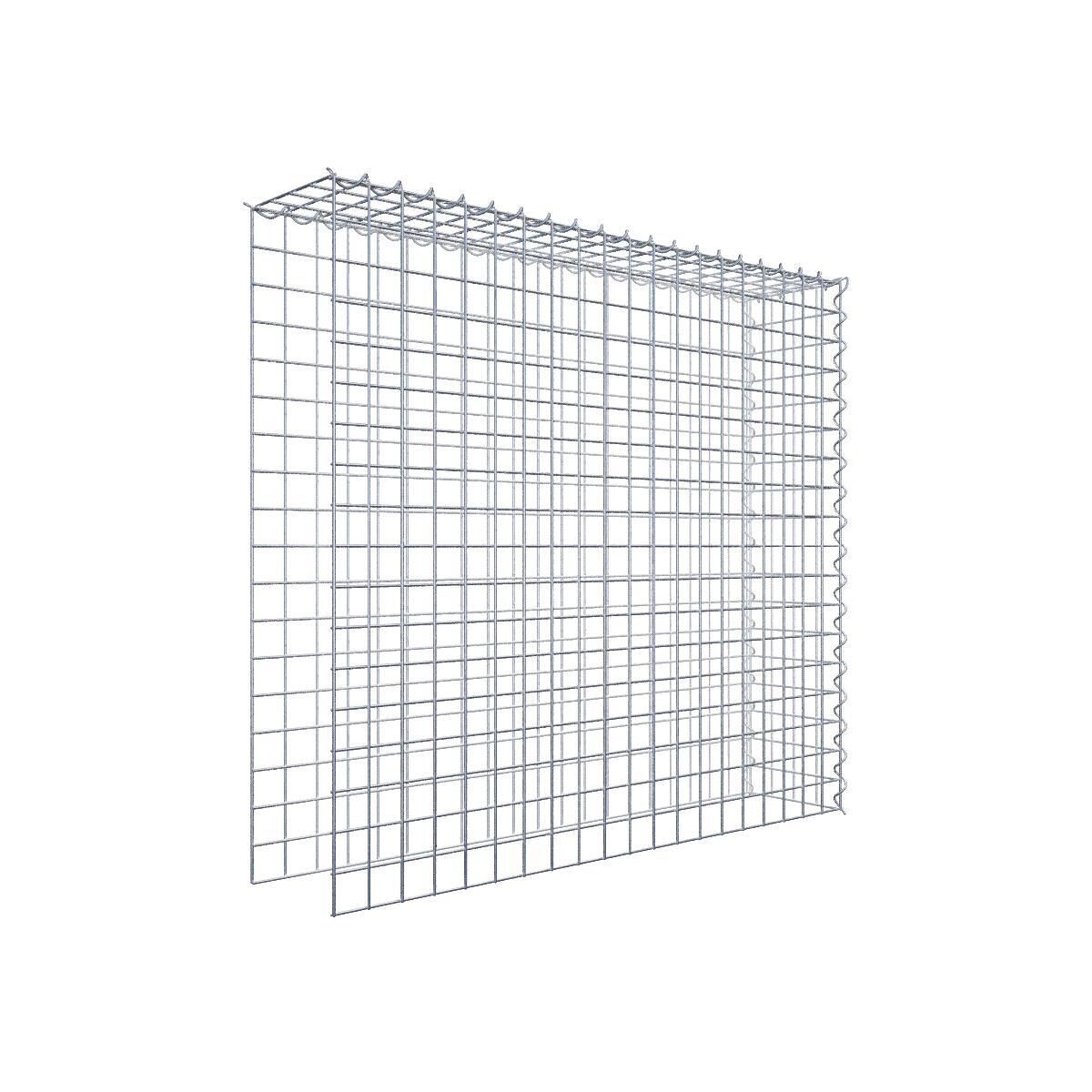 Anbaugabione Typ 4 100 cm x 90 cm x 20 cm (L x H x T), Maschenweite 5 cm x 5 cm, Spirale