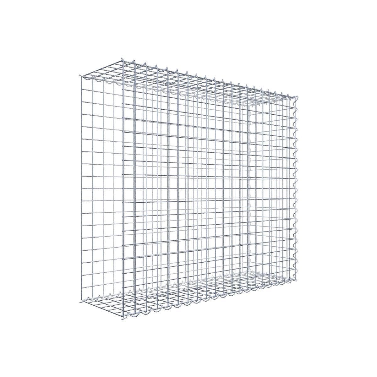 Anbaugabione Typ 2 100 cm x 90 cm x 30 cm (L x H x T), Maschenweite 5 cm x 5 cm, Spirale