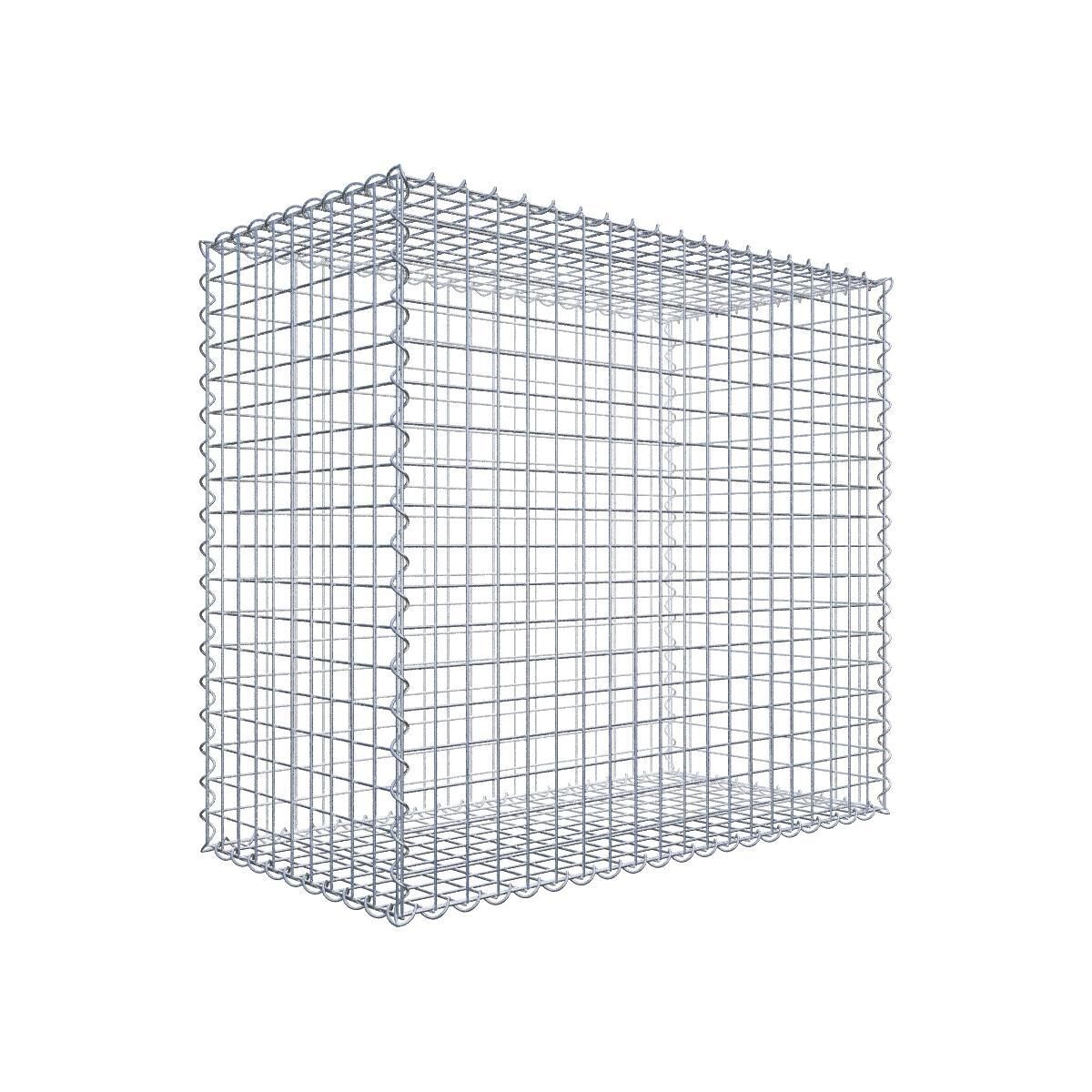 Gabione 100 cm x 90 cm x 50 cm (L x H x T), Maschenweite 5 cm x 5 cm, Spirale