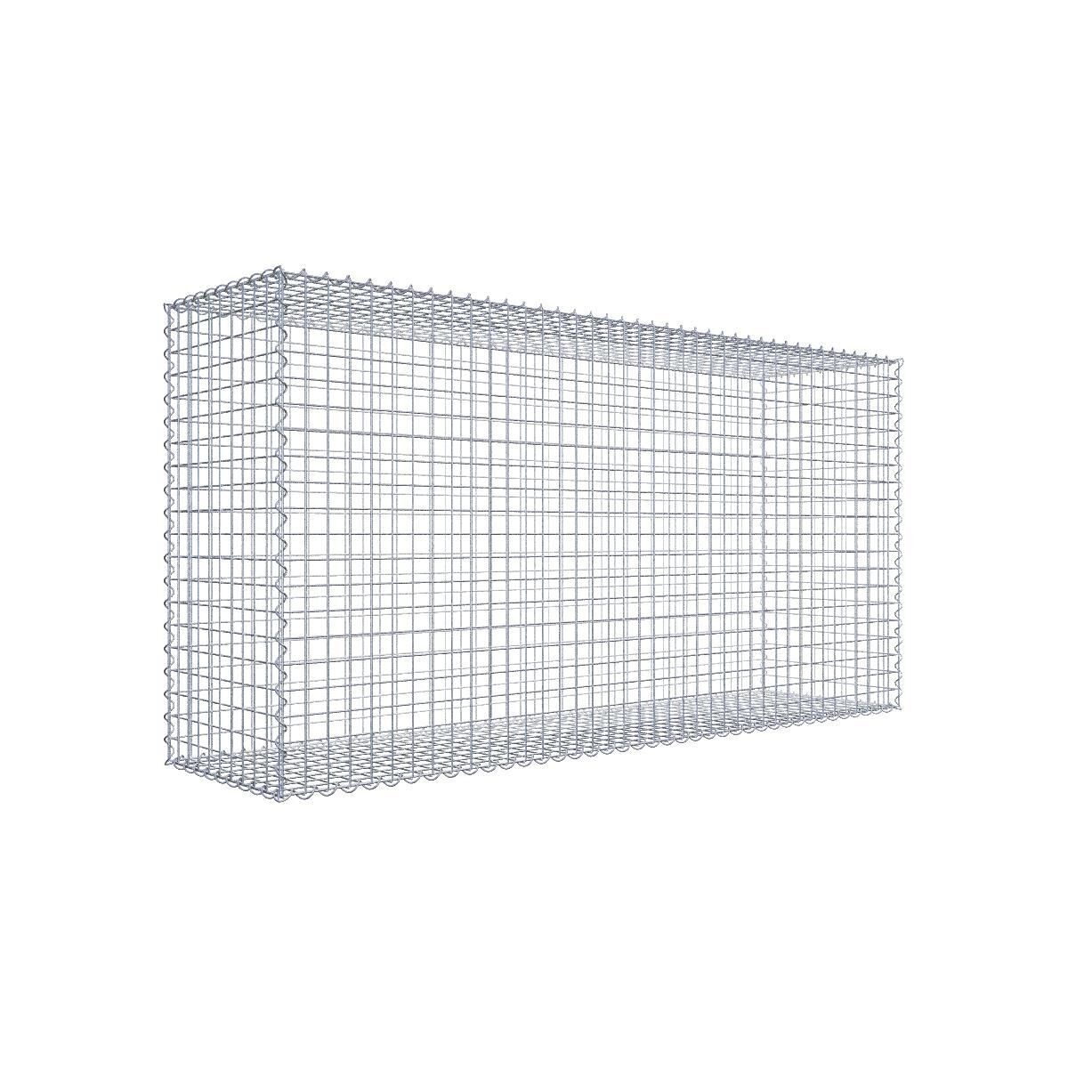 GAB0116561707317124bobbie Gabione 200 cm x 100 cm x 50 cm (L x H x T), Maschenweite 5 cm x 5 cm, Spirale
