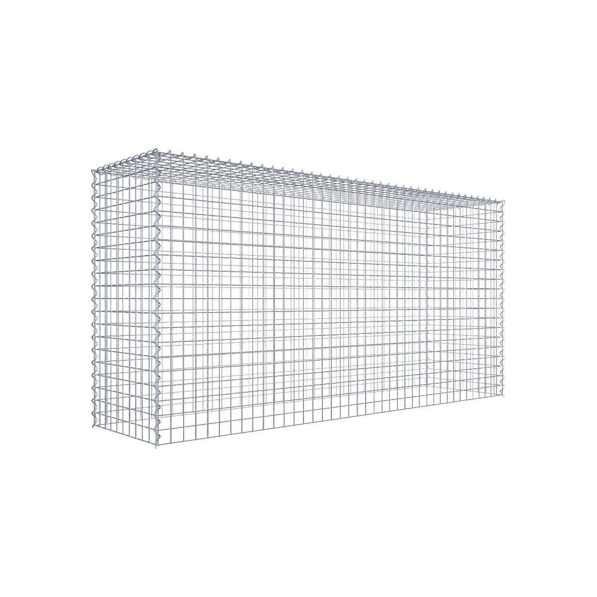 GAB0117311707317124bobbie Anbaugabione Typ 3 200 cm x 100 cm x 50 cm (L x H x T), Maschenweite 5 cm x 5 cm, Spirale