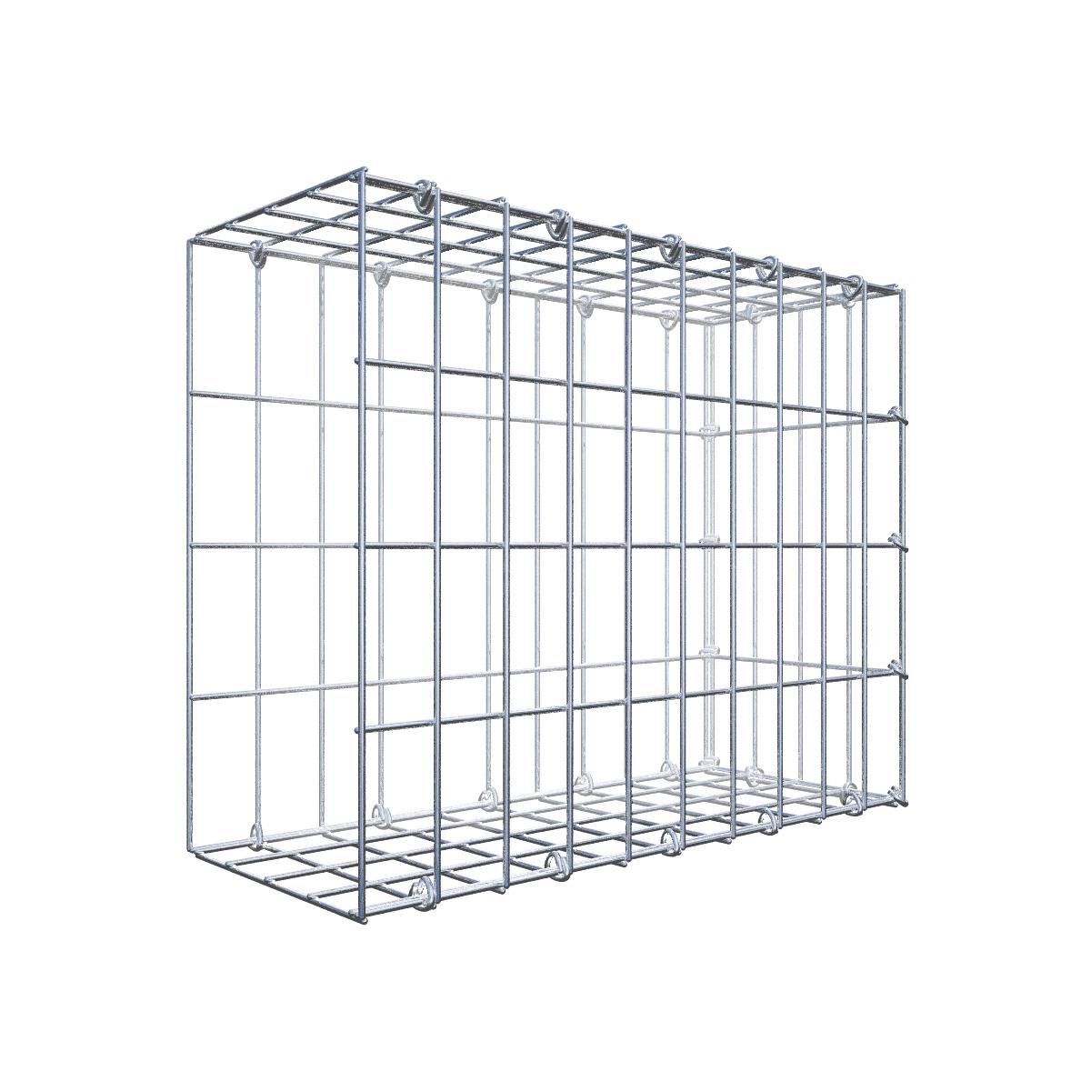 Anbaugabione Typ 2 50 cm x 40 cm x 20 cm, Maschenweite 5 cm x 10 cm, C-Ring