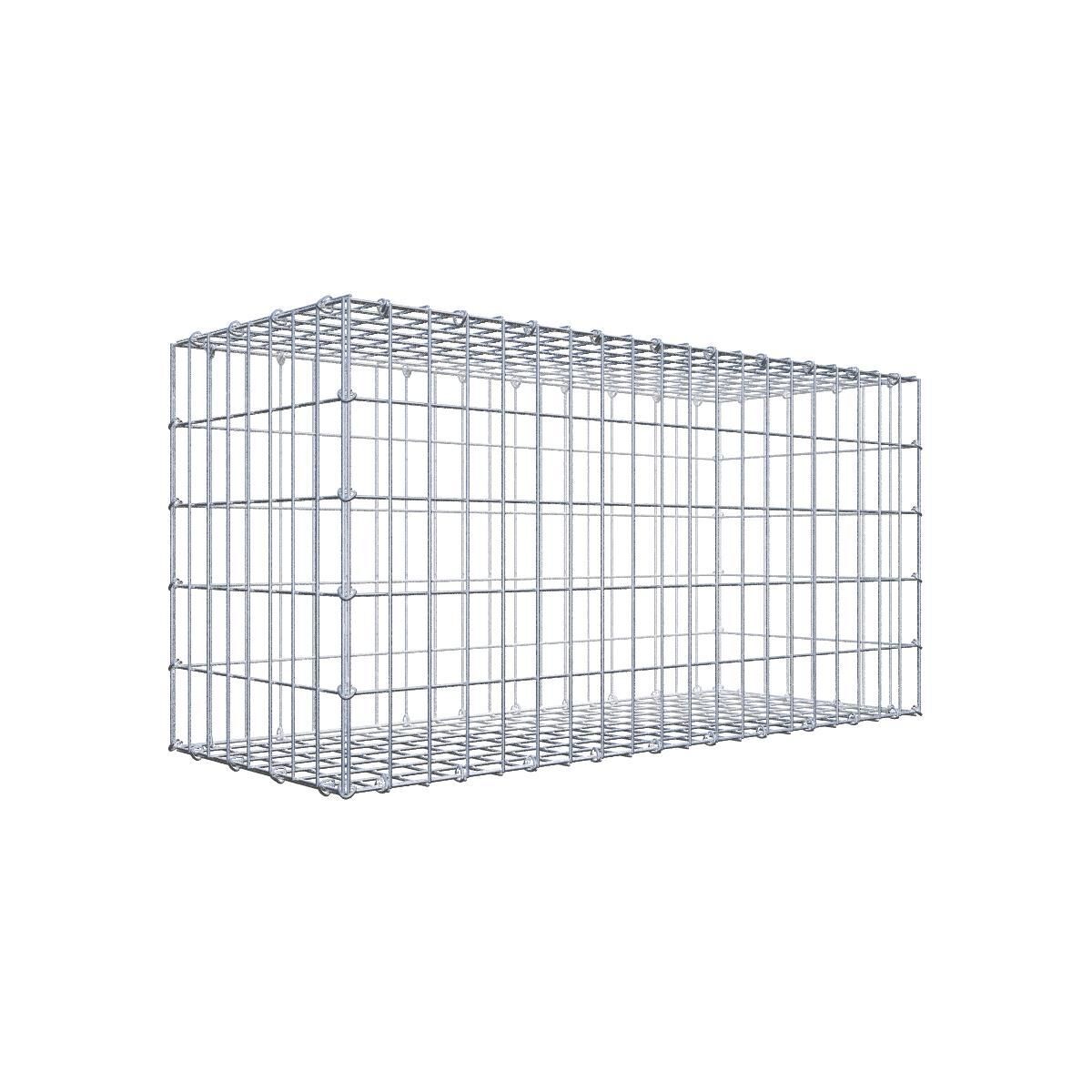 GAB0321181707317129bobbie Gabione 100 cm x 50 cm x 40 cm (L x H x T), Maschenweite 5 cm x 10 cm, C-Ring