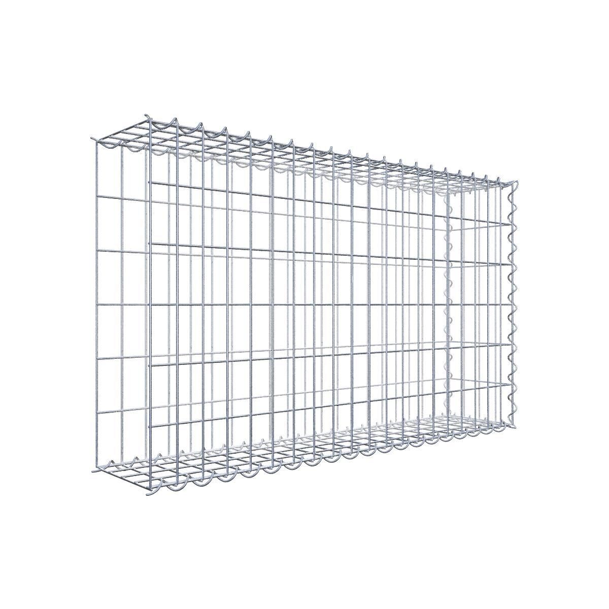 Anbaugabione Typ 2 100 cm x 60 cm x 20 cm (L x H x T), Maschenweite 5 cm x 10 cm, Spirale