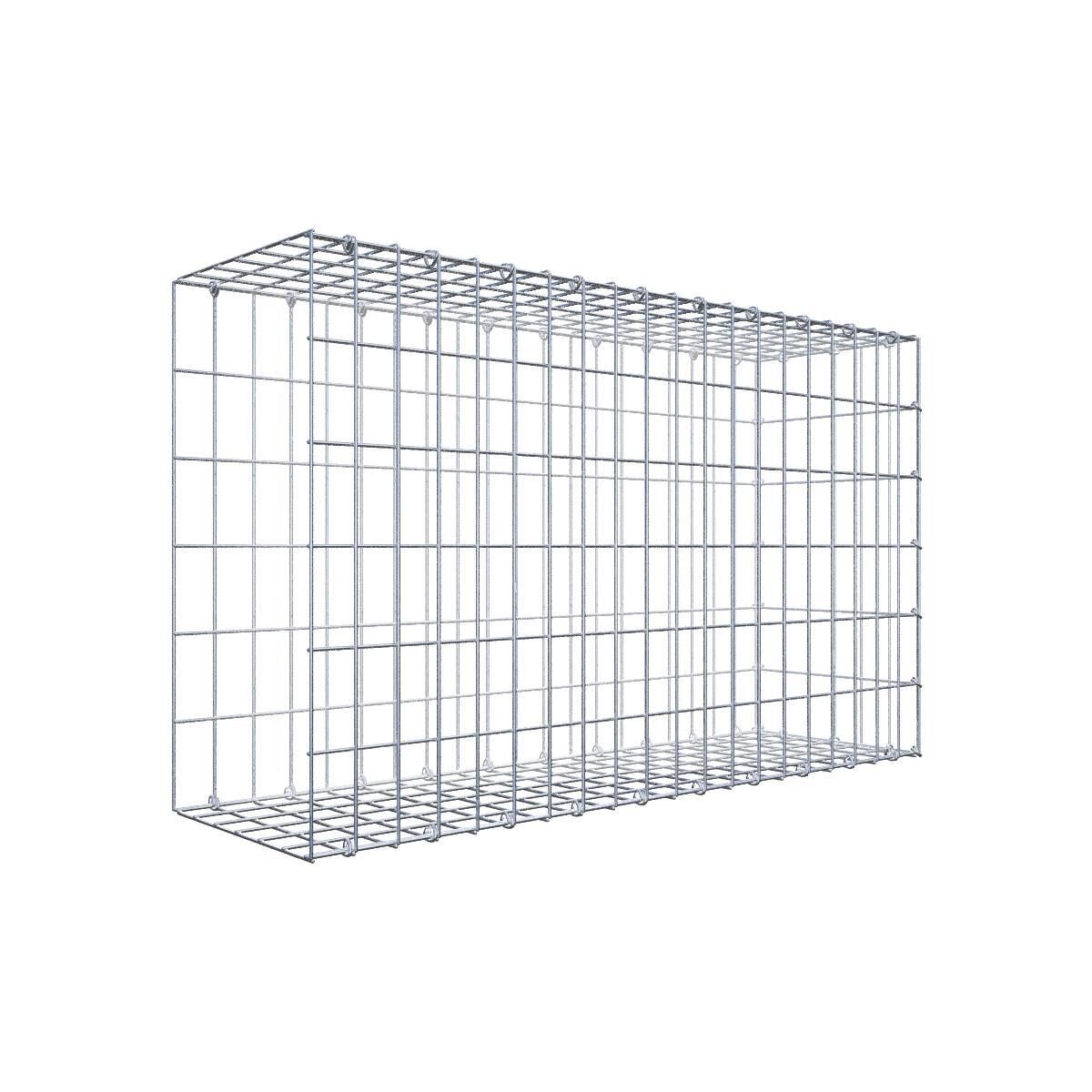 Anbaugabione Typ 2 100 cm x 60 cm x 30 cm, Maschenweite 5 cm x 10 cm, C-Ring