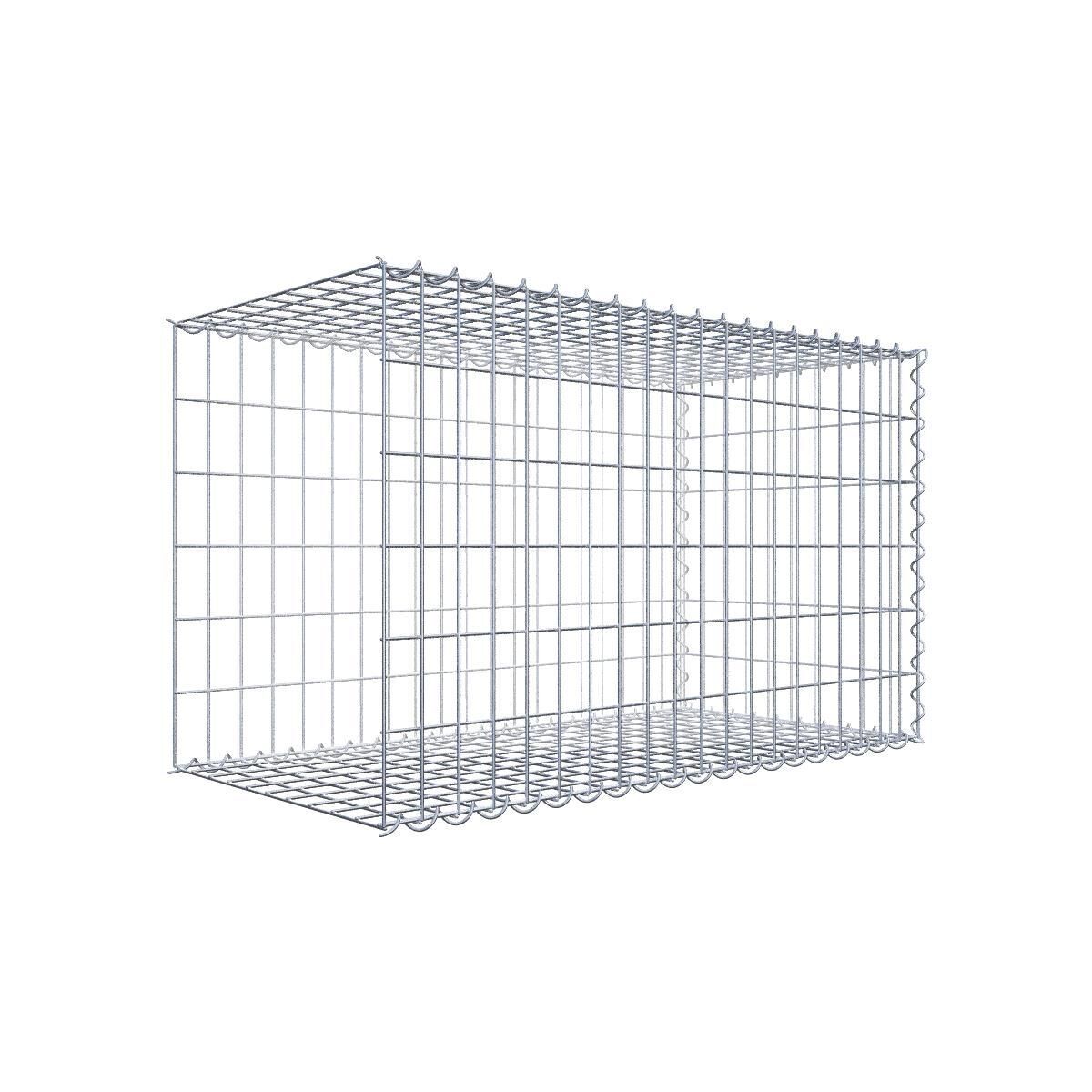 Anbaugabione Typ 2 100 cm x 60 cm x 50 cm (L x H x T), Maschenweite 5 cm x 10 cm, Spirale