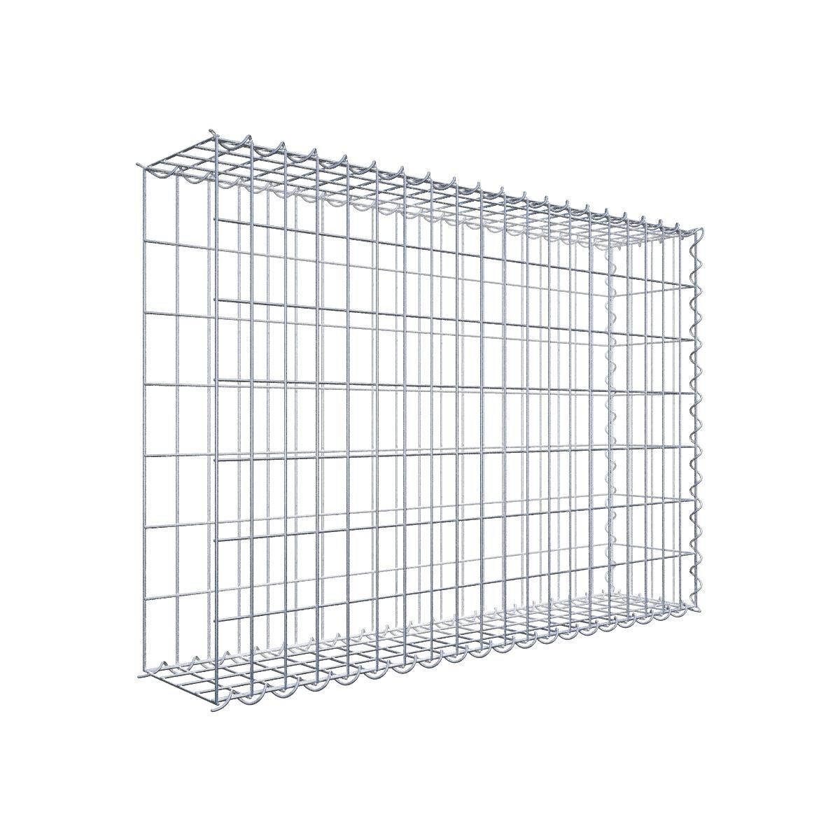 Anbaugabione Typ 2 100 cm x 70 cm x 20 cm (L x H x T), Maschenweite 5 cm x 10 cm, Spirale