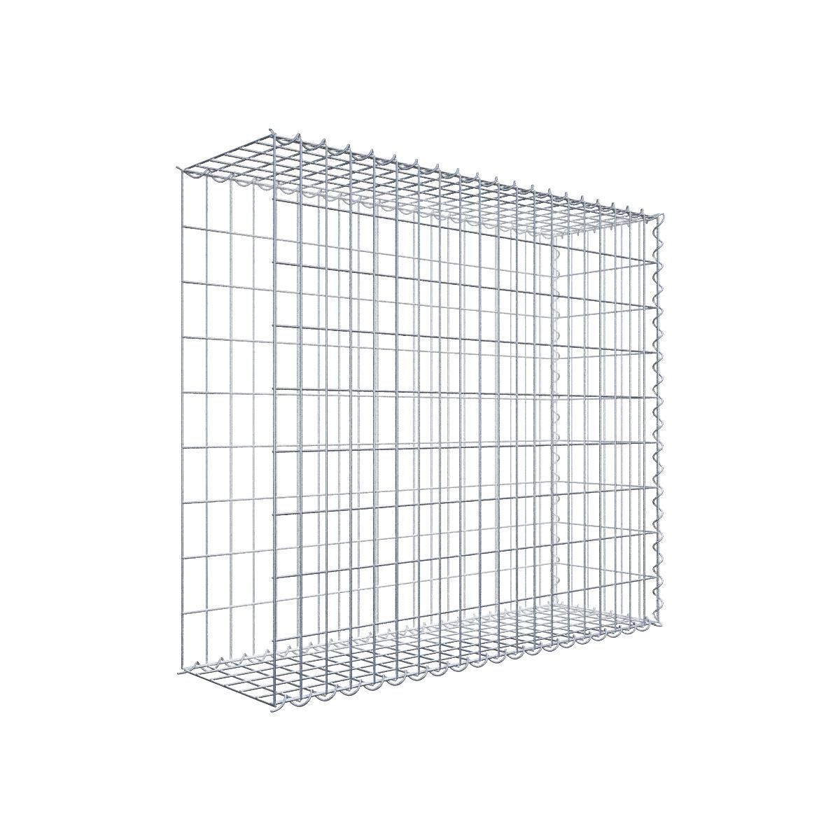 Anbaugabione Typ 2 100 cm x 90 cm x 30 cm (L x H x T), Maschenweite 5 cm x 10 cm, Spirale