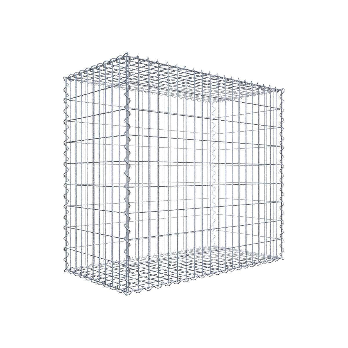 GAB0004071702975672bobbie Gabione 100 cm x 90 cm x 50 cm (L x H x T), Maschenweite 5 cm x 10 cm, Spirale