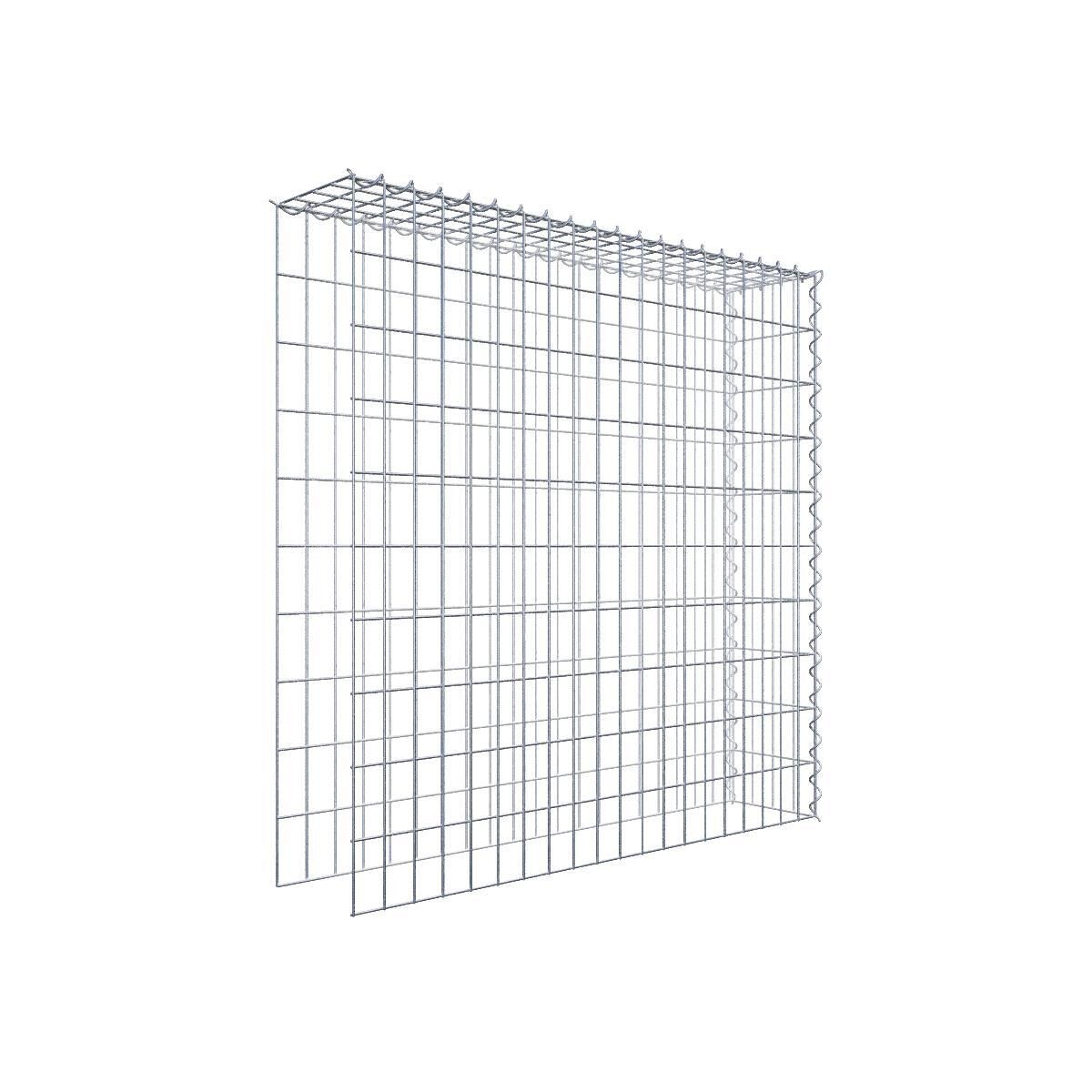 Anbaugabione Typ 4 100 cm x 100 cm x 20 cm (L x H x T), Maschenweite 5 cm x 10 cm, Spirale