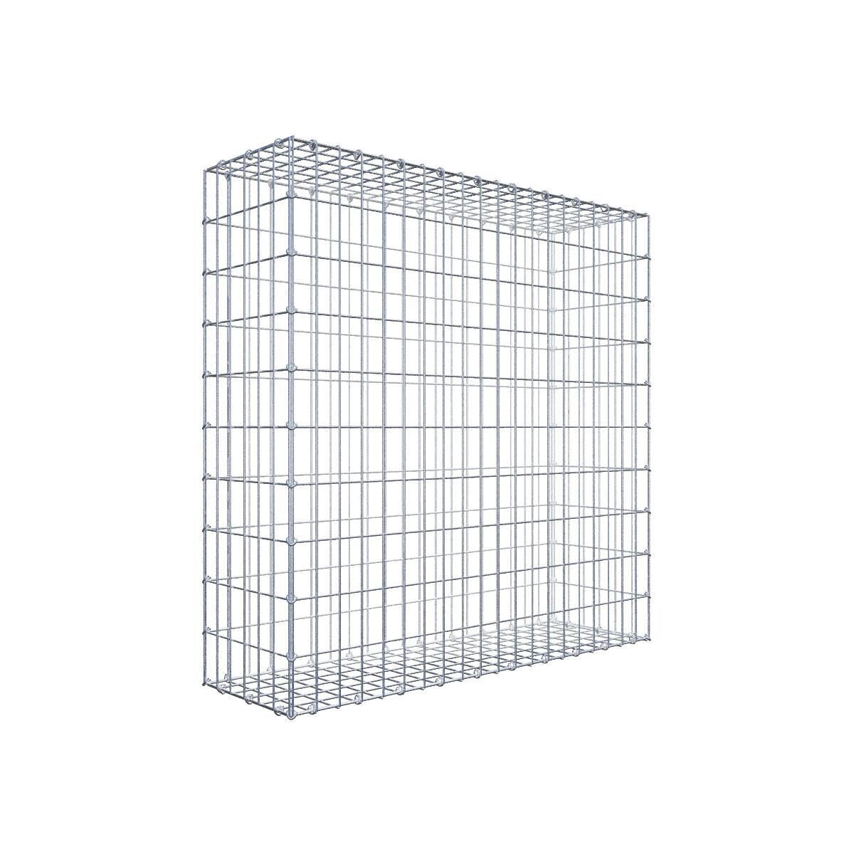 Gabione 100 cm x 100 cm x 30 cm (L x H x T), Maschenweite 5 cm x 10 cm, C-Ring