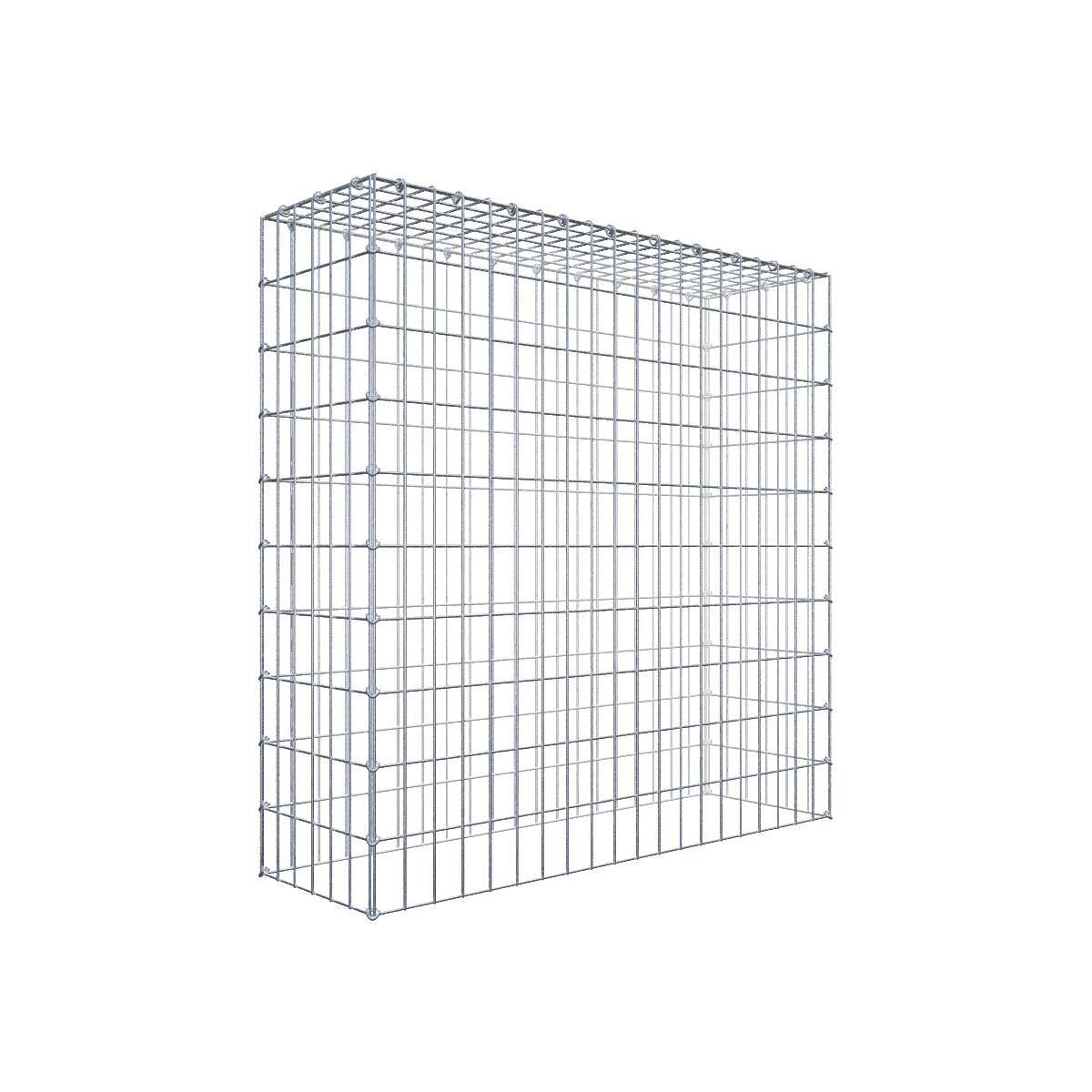 Anbaugabione Typ 3 100 cm x 100 cm x 30 cm (L x H x T), Maschenweite 5 cm x 10 cm, C-Ring