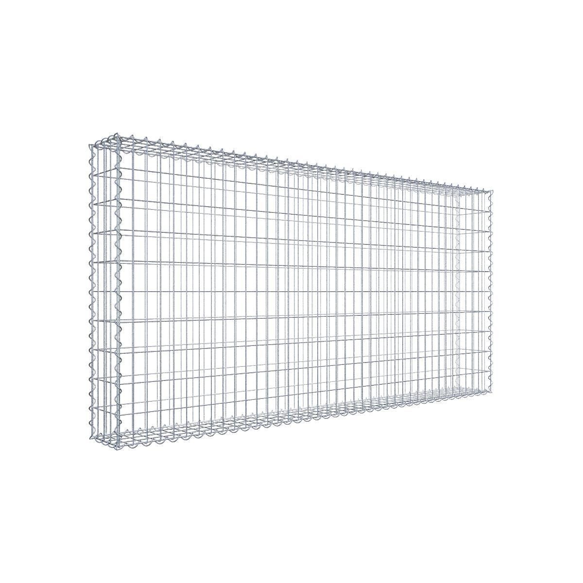 GAB0114651707317124bobbie Gabione 200 cm x 100 cm x 20 cm (L x H x T), Maschenweite 5 cm x 10 cm, Spirale