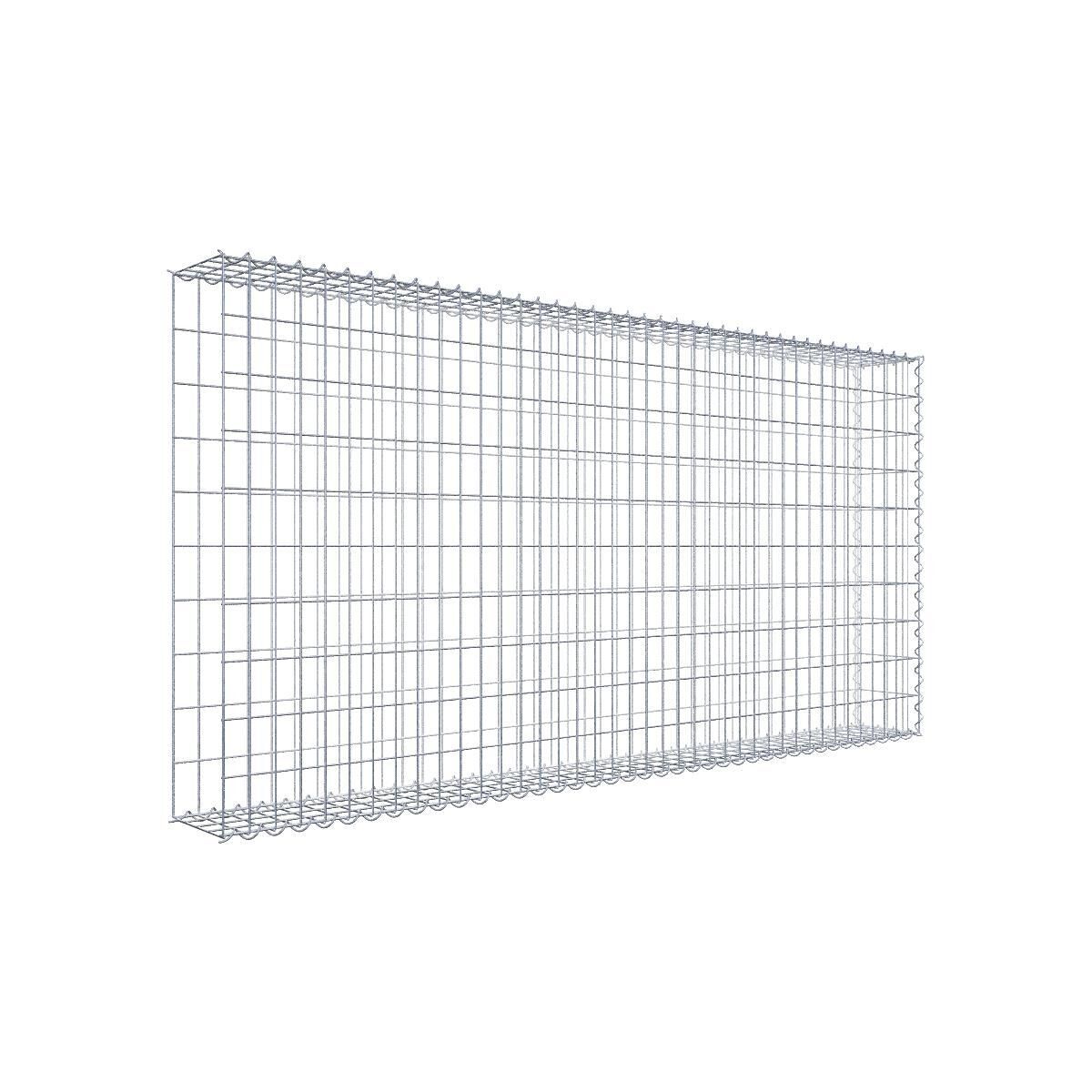 Anbaugabione Typ 2 200 cm x 100 cm x 20 cm (L x H x T), Maschenweite 5 cm x 10 cm, Spirale