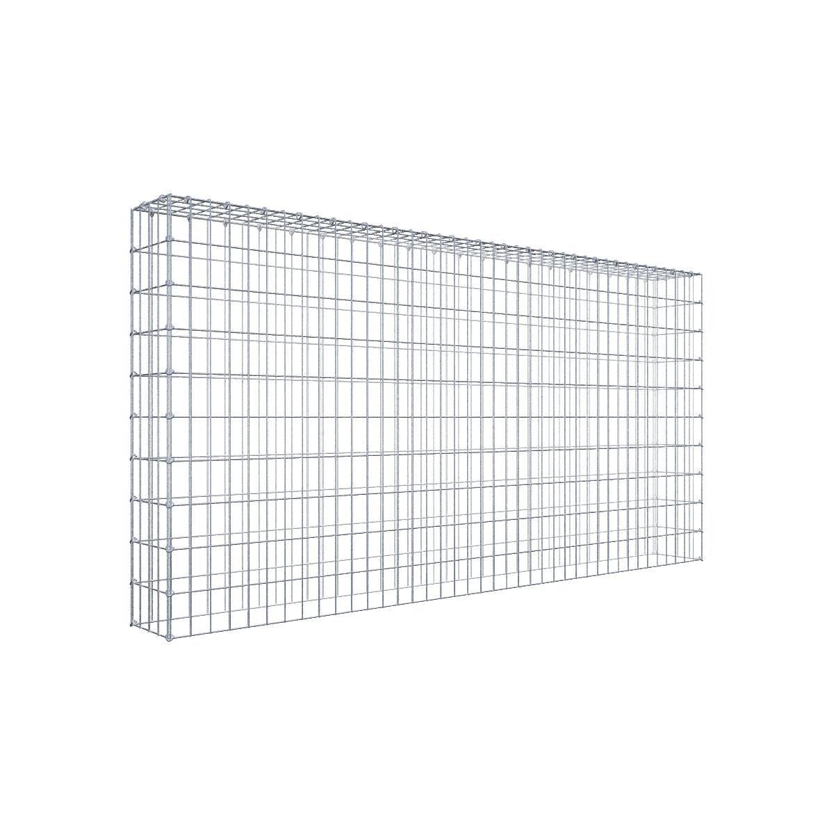 Anbaugabione Typ 3 200 cm x 100 cm x 20 cm (L x H x T), Maschenweite 5 cm x 10 cm, C-Ring