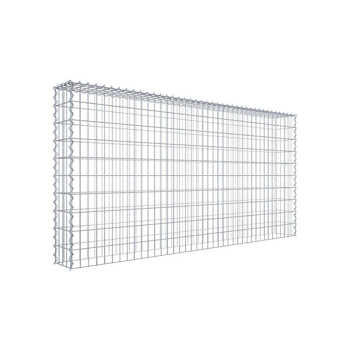 Anbaugabione Typ 3 200 cm x 100 cm x 20 cm (L x H x T), Maschenweite 5 cm x 10 cm, Spirale