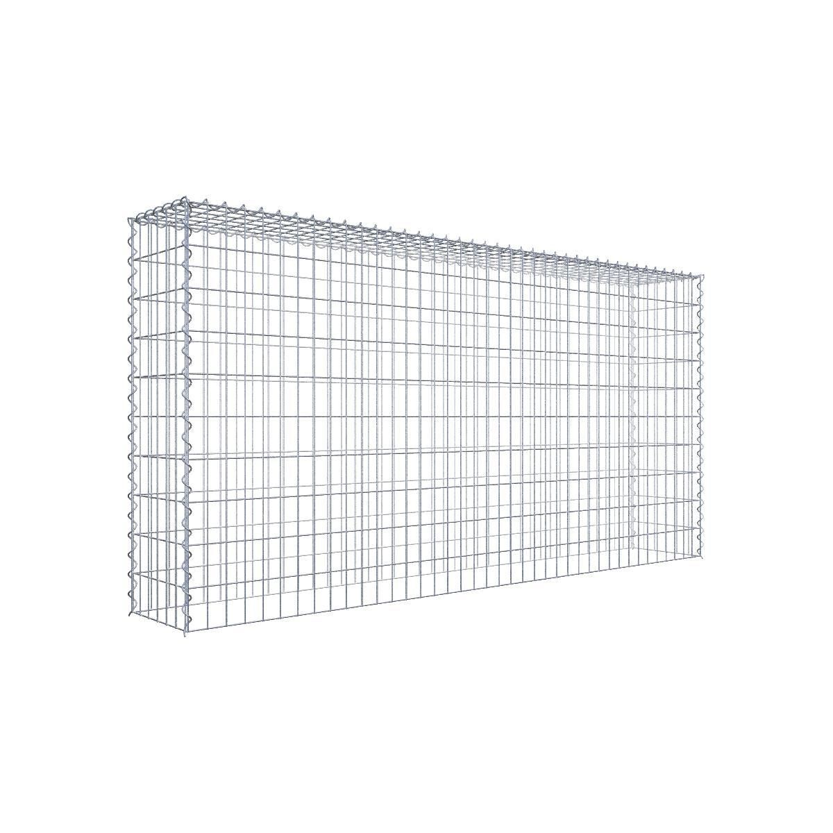 Anbaugabione Typ 3 200 cm x 100 cm x 30 cm (L x H x T), Maschenweite 5 cm x 10 cm, Spirale