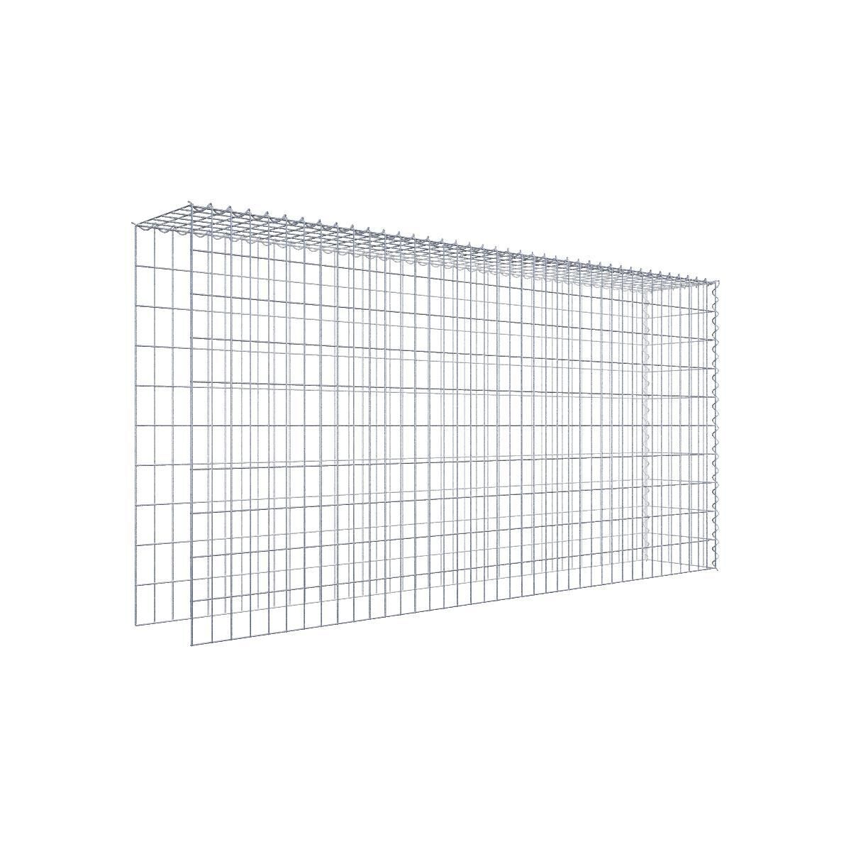 Anbaugabione Typ 4 200 cm x 100 cm x 30 cm (L x H x T), Maschenweite 5 cm x 10 cm, Spirale