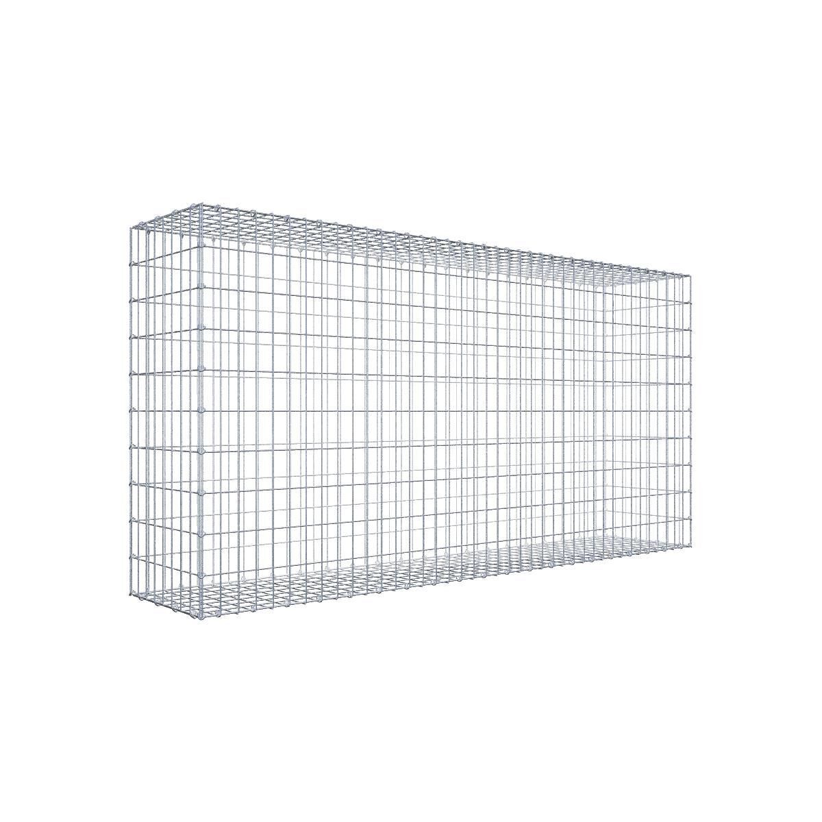 GAB0882211707317134bobbie Gabione 200 cm x 100 cm x 40 cm (L x H x T), Maschenweite 5 cm x 10 cm, C-Ring