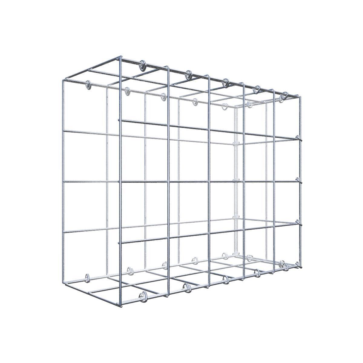 GAB0913131707317136bobbie Anbaugabione Typ 2 50 cm x 40 cm x 20 cm (L x H x T), Maschenweite 10 cm x 10 cm, C-Ring