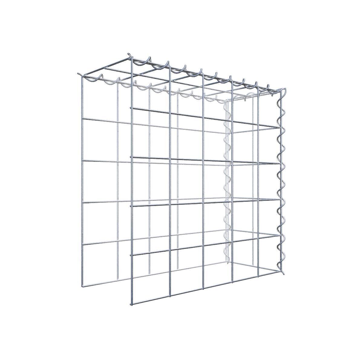 Anbaugabione Typ 4 50 cm x 50 cm x 20 cm (L x H x T), Maschenweite 10 cm x 10 cm, Spirale