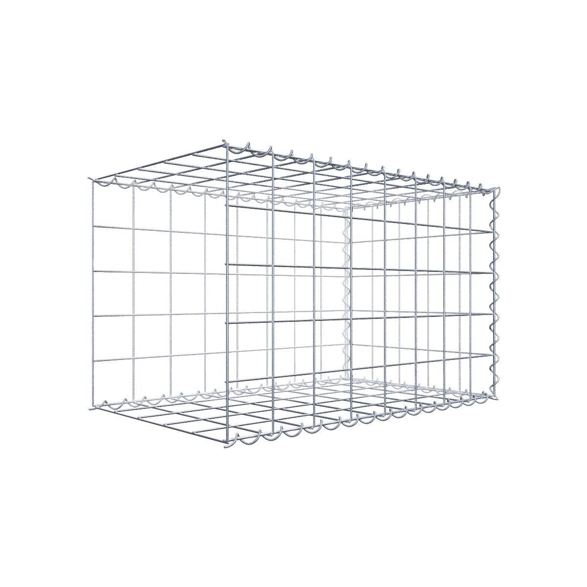 Anbaugabione Typ 2 80 cm x 50 cm x 50 cm (L x H x T), Maschenweite 10 cm x 10 cm, Spirale
