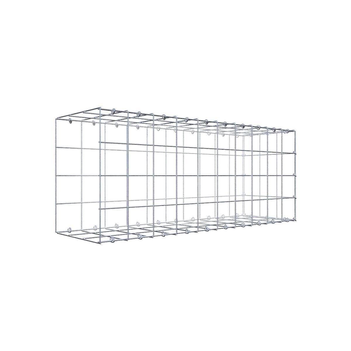 Anbaugabione Typ 2 100 cm x 40 cm x 30 cm (L x H x T), Maschenweite 10 cm x 10 cm, C-Ring