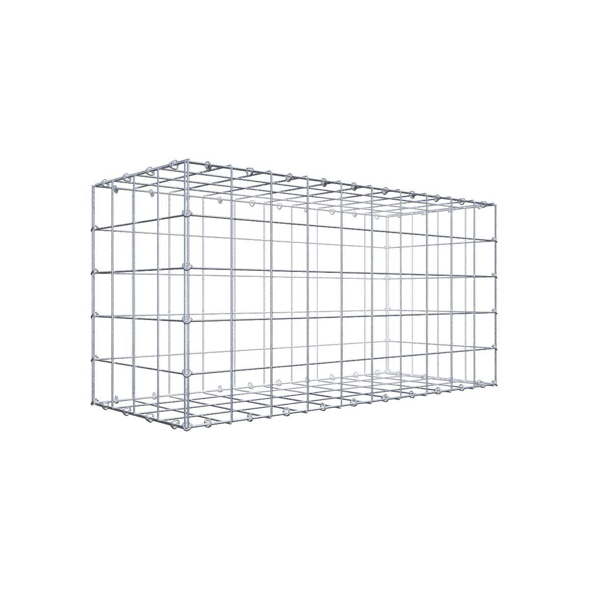 Gabione 100 cm x 50 cm x 40 cm (L x H x T), Maschenweite 10 cm x 10 cm, C-Ring