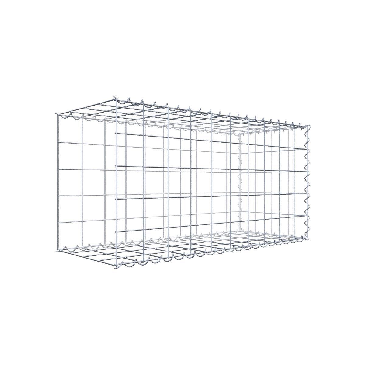 Anbaugabione Typ 2 100 cm x 50 cm x 40 cm (L x H x T), Maschenweite 10 cm x 10 cm, Spirale