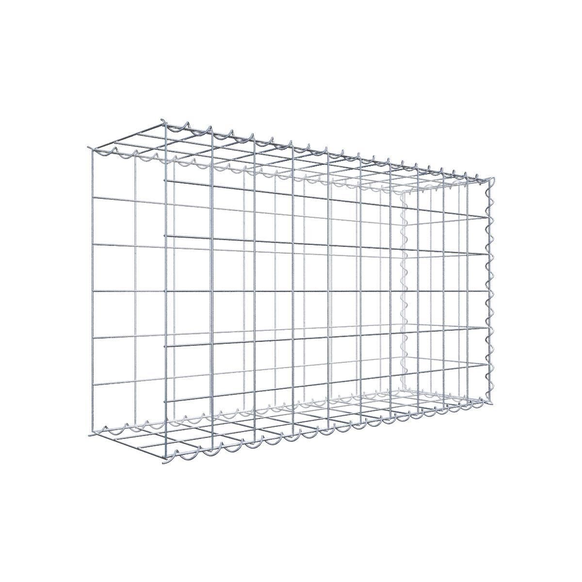 Anbaugabione Typ 2 100 cm x 60 cm x 30 cm (L x H x T), Maschenweite 10 cm x 10 cm, Spirale