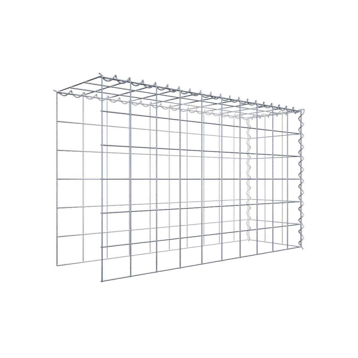 Anbaugabione Typ 4 100 cm x 60 cm x 30 cm (L x H x T), Maschenweite 10 cm x 10 cm, Spirale